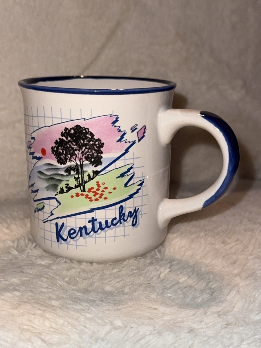 Vintage Lipco state of Kentucky coffee tea mug cup